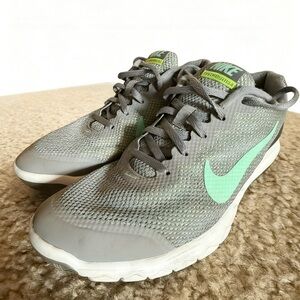Women's 2015 Nike Flex Experience RN 4 Grey/Mint Green Running Size 9W